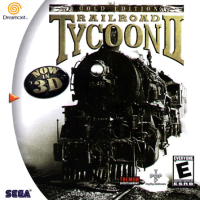 Railroad Tycoon II Gold Edition Sega Dreamcast US box art
